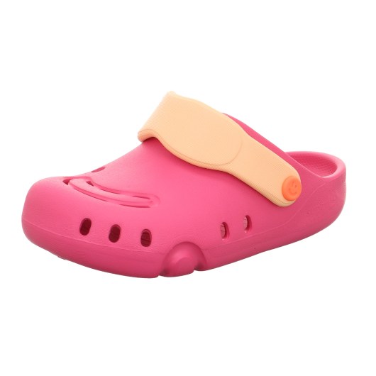 CLOGS BAREFOOT SUPERFIT SPLASH-C PINK/ORANGE 1-000990-5500