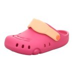 CLOGS BAREFOOT SUPERFIT SPLASH-C PINK/ORANGE 1-000990-5500
