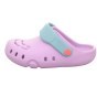 CLOGS BAREFOOT SUPERFIT SPLASH-C LILA/HELLGRUN 1-000990-8500
