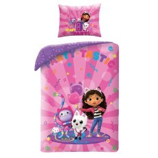 POSCIEL NIEMOWLECA BAWELNIANA 100 X 135 CM GABBY'S DOLLHOUSE GAB-0211SBL