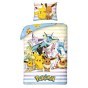 SINGLE DUVET SET MICROFIBER 140 X 200 CM POKEMON PIKACHU POK-322BL
