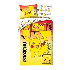 POSCIEL BAWELNIANA 140 X 200 CM POKEMON PIKACHU POK-1024BL