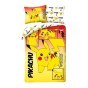 POŚCIEL BAWEŁNIANA 140 X 200 CM POKEMON PIKACHU POK-1024BL