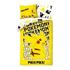POSCIEL BAWELNIANA 140 X 200 CM POKEMON PIKACHU POK-1042BL