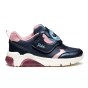 SNEAKERSY GEOX FADINLIGHT DISNEY STITCH NAVY/PINK LED LIGHTS
