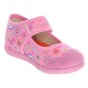 SLIPPERS MILAMI OPEN PINK FLOWERS
