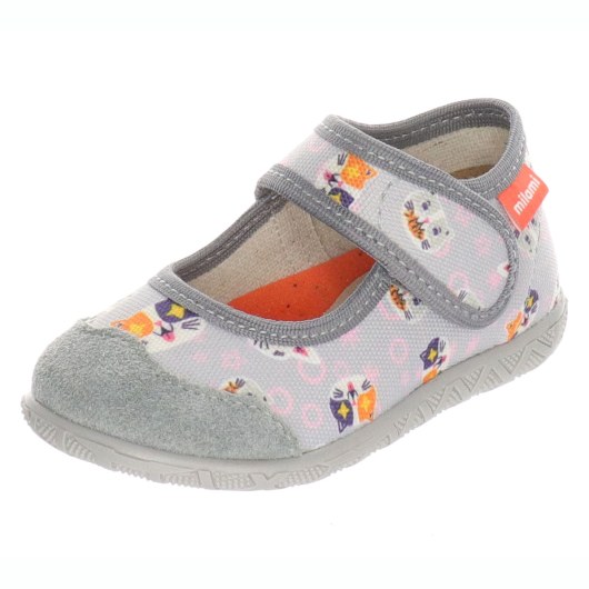PANTOFLE KAPCIE MILAMI OPEN GREY CATS