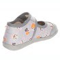 PANTOFLE KAPCIE MILAMI OPEN GREY CATS