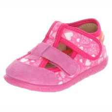 PANTOFLE KAPCIE MILAMI PINK HEARTS