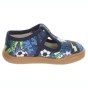 PANTOFLE KAPCIE BAREFOOT MILAMI TREND NAVY BLUE FOOTBALL