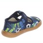 PANTOFLE KAPCIE BAREFOOT MILAMI TREND NAVY BLUE FOOTBALL