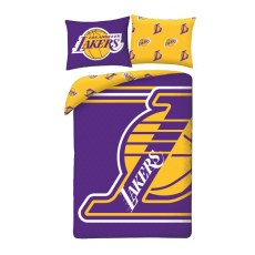 SINGLE DUVET SET MICROFIBER 140 X 200 CM NBA LOS ANGELES LAKERS NBA-006BL