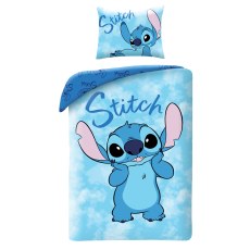 POSCIEL BAWELNIANA 140 X 200 CM LILO & STITCH LS-3588BL