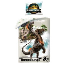 POSCIEL MIKROFIBRA 140 X 200 CM JURASSIC WORLD JW-7357BL