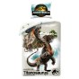SINGLE DUVET SET MICROFIBER 140 X 200 CM JURASSIC WORLD JW-7357BL