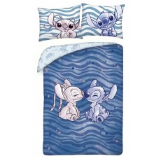 POSCIEL BAWELNIANA 140 X 200 CM LILO & STITCH LS-5494BL