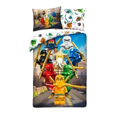 POSCIEL BAWELNIANA 140 X 200 CM LEGO NINJAGO LEG-1270BL
