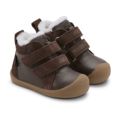 WINTER SHOES BAREFOOT BUNDGAARD BLOOM DARK BROWN MEMBRANE TEX