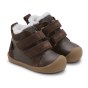 WINTER SHOES BAREFOOT BUNDGAARD BLOOM DARK BROWN MEMBRANE TEX