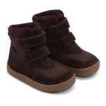 WINTER SHOES BAREFOOT BUNDGAARD BOBBIE DARK BROWN MEMBRANE TEX