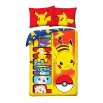 SINGLE DUVET SET 140 X 200 CM POKEMON PIKACHU POK-1074BL