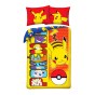SINGLE DUVET SET 140 X 200 CM POKEMON PIKACHU POK-1074BL