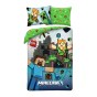 SINGLE DUVET SET 140 X 200 CM MINECRAFT MNC-883BL