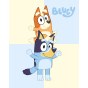 FLEECE BLANKET CORAL 120 X 150 CM BLUEY BY-7692FB