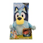 MASKOTKA PLUSZOWA LAMPKA NOCNA LED 2W1 GOGLOW BLUEY BY-9955PL