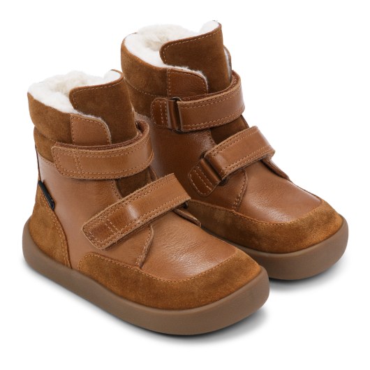 ŚNIEGOWCE BAREFOOT BUNDGAARD BASIL COGNAC MEMBRANA TEX