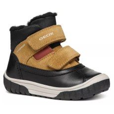 TRZEWIKI ZIMOWE GEOX OMAR WPF BLACK/DK BEIGE AMPHIBIOX