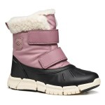 ŚNIEGOWCE GEOX FLEXYPER ANTIQUE ROSE/BLACK AMPHIBIOX