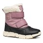 ŚNIEGOWCE GEOX FLEXYPER ANTIQUE ROSE/BLACK AMPHIBIOX