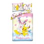 SINGLE DUVET SET MICROFIBER 140 X 200 CM POKEMON PIKACHU POK-1075BL