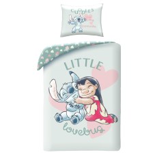 SINGLE DUVET SET 160 X 200 CM LILO & STITCH LS-8743BL