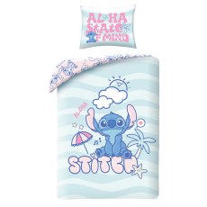 POSCIEL BAWELNIANA 140 X 200 CM LILO & STITCH LS-8682BL