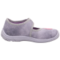 PANTOFLE TEKSTYLNE KAPCIE SUPERFIT BELINDA HELLGRAU/PINK 0-800288-0600