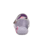PANTOFLE TEKSTYLNE KAPCIE SUPERFIT BELINDA HELLGRAU/PINK 0-800288-0600