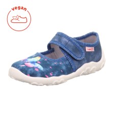 PANTOFLE TEKSTYLNE KAPCIE SUPERFIT BONNY BLAU 1-000281-8030