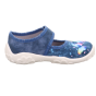 PANTOFLE TEKSTYLNE KAPCIE SUPERFIT BONNY BLAU 1-000281-8030