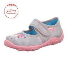 PANTOFLE TEKSTYLNE KAPCIE SUPERFIT BONNY GREY 1-800282-2010