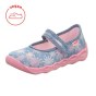 PANTOFLE TEKSTYLNE KAPCIE SUPERFIT BUBBLE BLAU/MEHRFARBIG 1-006271-8010