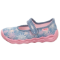 PANTOFLE TEKSTYLNE KAPCIE SUPERFIT BUBBLE BLAU/MEHRFARBIG 1-006271-8010
