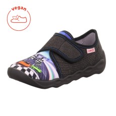 TEXTILE SLIPPERS SUPERFIT BUBBLE SCHWARZ 1-006274-0000
