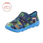 PANTOFLE TEKSTYLNE KAPCIE SUPERFIT BUBBLE BLAU 1-006273-8050