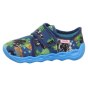 PANTOFLE TEKSTYLNE KAPCIE SUPERFIT BUBBLE BLAU 1-006273-8050