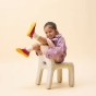 PANTOFLE KAPCIE DZIANINOWE BAREFOOT AFFENZAHN KNIT FLINKY BIRD