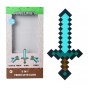 LATARKA Z LAMPKĄ 2W1 MINECRAFT DIAMOND SWORD