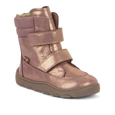 TRZEWIKI ZIMOWE FRODDO ZERU TEX WINTER BAREFOOT PINK/GOLD