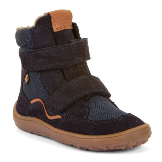 TRZEWIKI ZIMOWE FRODDO BAREFOOT UP TEX WINTER DARK BLUE